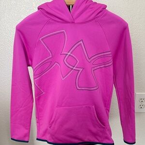 Under Armour Fuchsia Hoodie with Logo